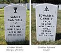 Gravestone Disciples of Christ and Christian Reformed