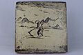 Hand-Built decorative tile by Bernard Leach (YORYM-2004.1.8)