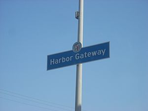 Harbor Gateway neighborhood sign