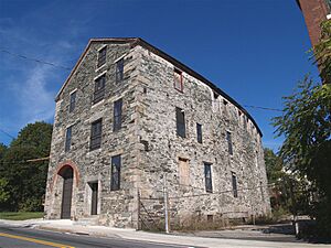 Harris curved warehouse