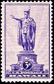Hawaii Kamehameha stamp 3c 1937 issue