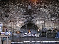 Hermits Rest fireplace