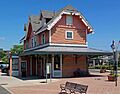 Historic train station building, Red Bank, NJ