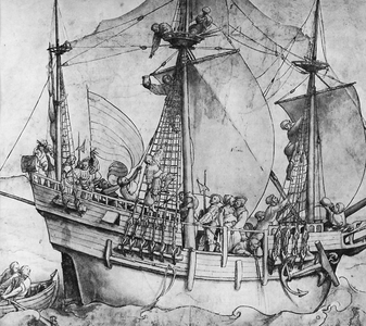 Holbein - Ausfahrendes Schiff