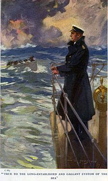 Illustration by E. S. Hodgson for Under the White Ensign (1917) by Percy F. Westerman-by courtesy of Project Gutenberg-1