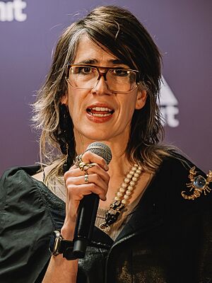Imogen Heap; Press conferences stage; MEO Arena; Web Summit 2024 (cropped and rotated portrait).jpg
