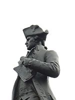 James Cook statue closeup 574