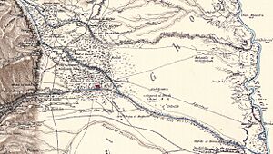 Jericho and Tell es Sultan in the Survey of Western Palestine 1880.18 (cropped)