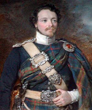 John Stewart-Murray, 7th Duke of Atholl, c. 1860s, in uniform as colonel of the Atholl Highlanders
