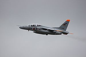 Kawasaki T-4 in flight (5142771930).jpg