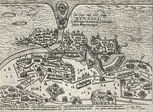 Kinsale in Ierland gaat aan Elizabeth over, 1602, RP-P-OB-78.784-315 (cropped)