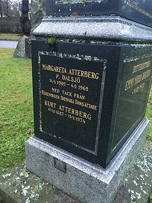 Kurt Atterberg's tombstone