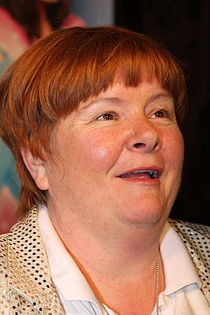 Magda Szubanski (Sharon Strzelecki) at Kath & Kimderella movie premiere