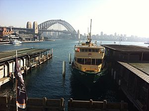 Manly ferry at Circular Quay