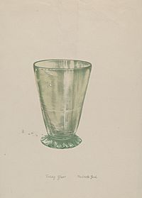 Minetta Good, Toddy Glass, 1935-1942, NGA 23000