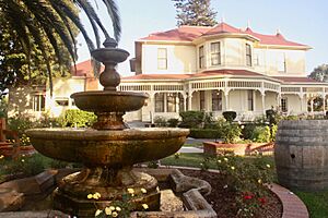 Mission style fountain