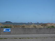 Mouth of Humboldt Bay from King Salmon CA