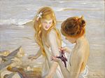 Paul Émile Chabas - Deux jeunes Filles à l'Étoile de Mer
