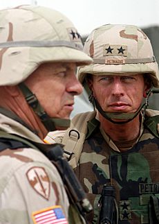 Petraeus and Lieutenant General William S. Wallace