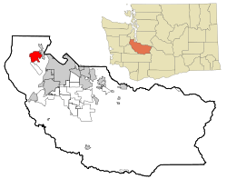 Location of Artondale, Washington