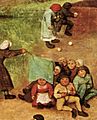 Pieter Bruegel the Elder - Children's Games (detail) - WGA3349