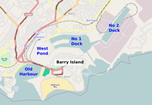 Plan of Barry Docks