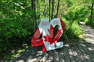 Point Pelee NP 42Parallel sign 2014