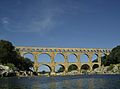 Pont Du Gard From River
