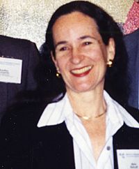 Portrait of Neta Bahcall at a 1998 ASA Meeting