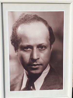 Portrait of Wilfrid Israel, WI Museum in Hazorea Israel