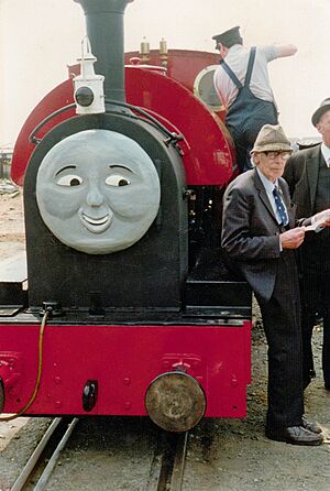 Rev W Awdry and Peter Sam - 1988-05-14