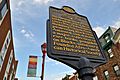 Robert Mara Adger Historical Marker 823 South St at Darien St Philadelphia PA (DSC 2928)