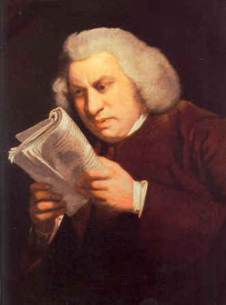 Samuel Johnson by Joshua Reynolds 2