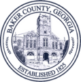 Seal of Baker County, Georgia
