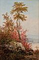 Spring Trees at the Riverbank by William Charles Anthony Frerichs