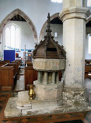 St Marys Gamlingay font