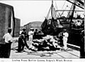 StateLibQld 1 166315 Loading cargo at Dalgety's Wharf, Brisbane, ca. 1911