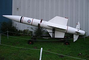 Thunderbird ground to air missile 22n07