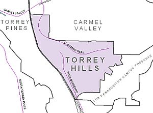 Torrey Hills boundaries and surrounding communities