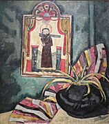 'El Santo' by Marsden Hartley, 1919, New Mexico Museum of Art