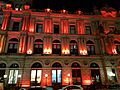 30 - 40 St Vincent Place, Clydesdale Bank Headquarters - night