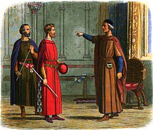 A Chronicle of England - Page 273 - Edward Threatens the Lord Marshal