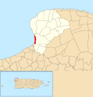 Location of Aguadilla barrio-pueblo