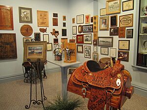 Alvin G. Davis Rodeo Room, Garza Museum, Post, TX IMG 1728