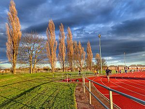 Athletics Track, Eastbourne Leisure Centre (geograph 4429468)