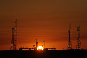 Baikonur Cosmodrome Soyuz launch pad