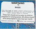 Bass warning