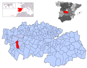 Location in the province of Toledo