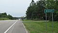 Brevort, Michigan sign