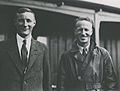 Charles Kingford Smith (right) at Invercargill, New Zealand (c.1930)